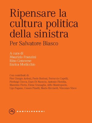 cover image of Ripensare la cultura politica della sinistra